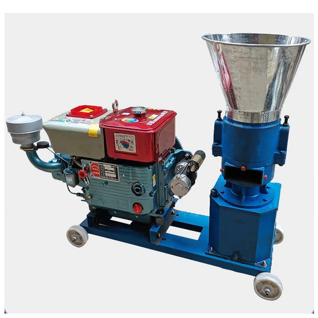 Home Use BM210 Pig Chicken Feed Pellet Bag Sewing Mixer Making Machine