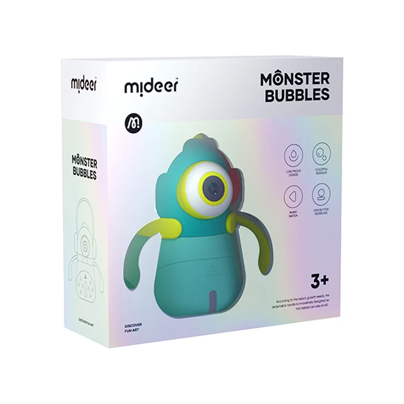 Машинка Mideer с пузырьками Детские Портативные электрические игрушки для безопасности детей полностью самоэлектрическая Водонепроницаемая игрушка мальчиков и