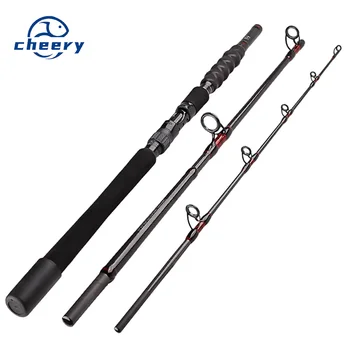 CHEERY Wholesale Price Custom 3 Section Carbon Fiber Boat Fishing Rod Trolling Fishing Rod Pesca Big Game Fishing Rods – Trolling Lure – view 2