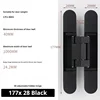Black [177*28] 3D hinge