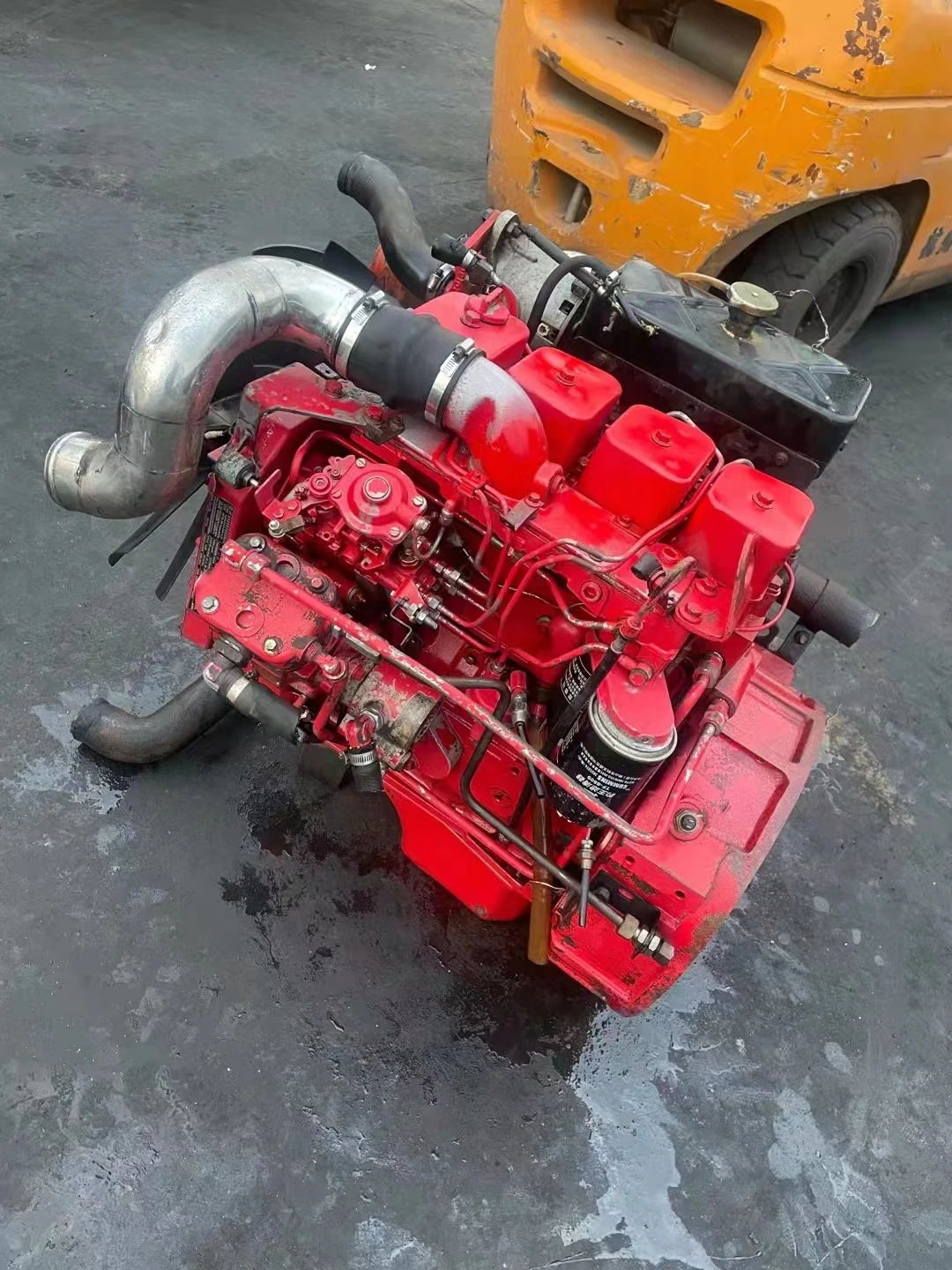 3.9l Used -cummins 4bt Engine Running Good Condition 4bt Motor For Sale ...