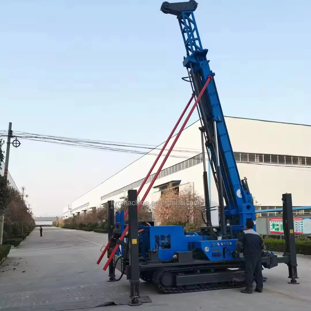 Deep 1000m JDL-5 Crawler Type Hard Rock Hydraul Rig Drill Blast Hole Drilling Machines makita