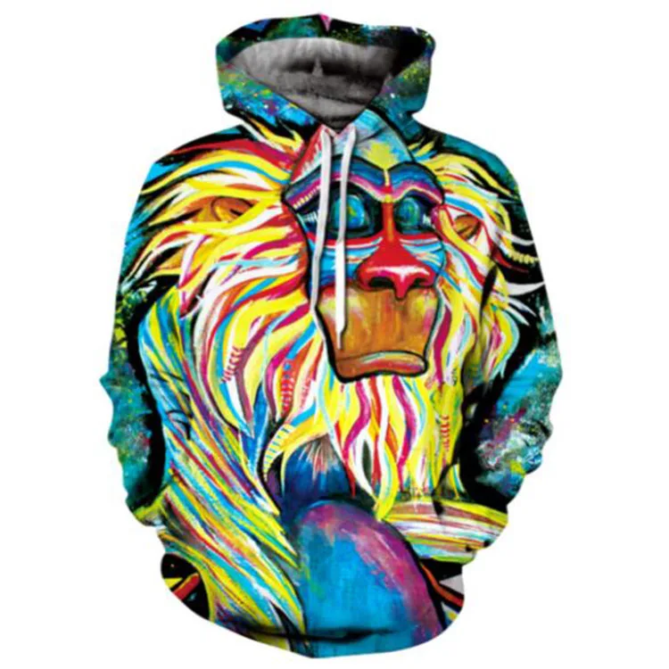 Générique Unisexe 3D Affiche De Style Peinture Noire Brillante Imprimé