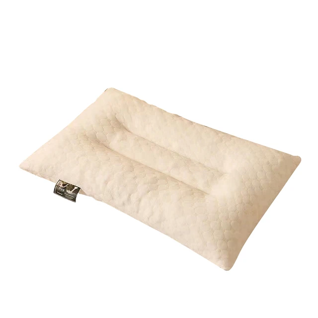 Super comfortable release pressure white natural granule latex pillow for deep sleeping