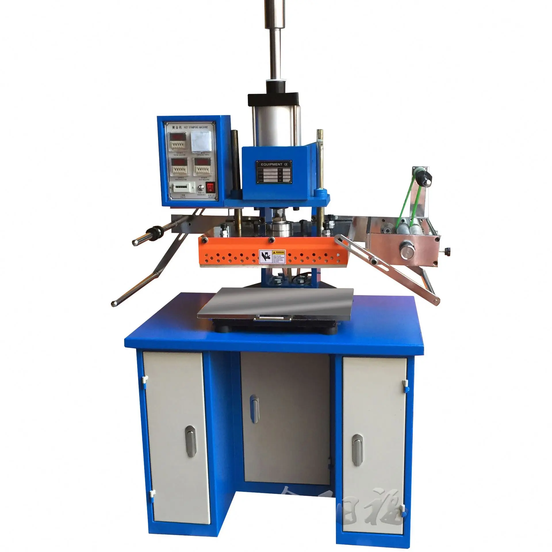 Fully Automatic Pneumatic Hot Stamping Machine for Perfume Bottles Leather Paper & Plastic with Embossing Heat Transfer Printing