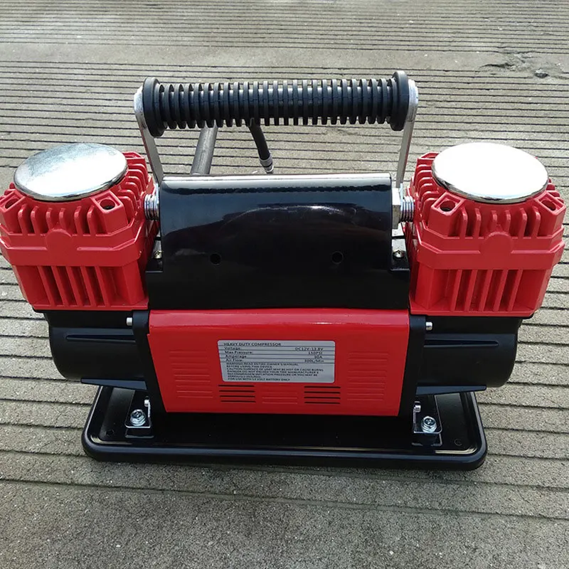 Hot Selling Highpower Air Pump Car Doublecylinder Highpressure Air