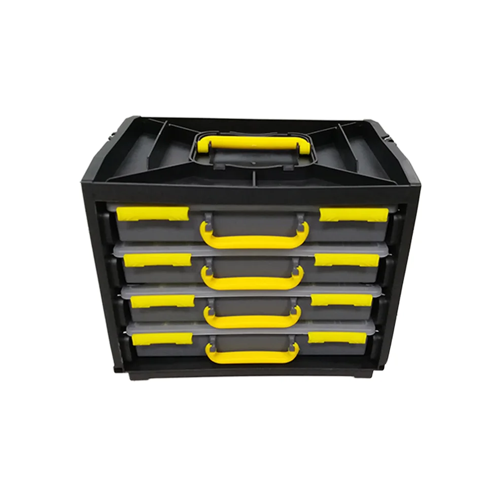 Valise de rangement amovible de haute qualité avec poignée, boîtier de pièces personnalisable, prise en charge OEM/ODM