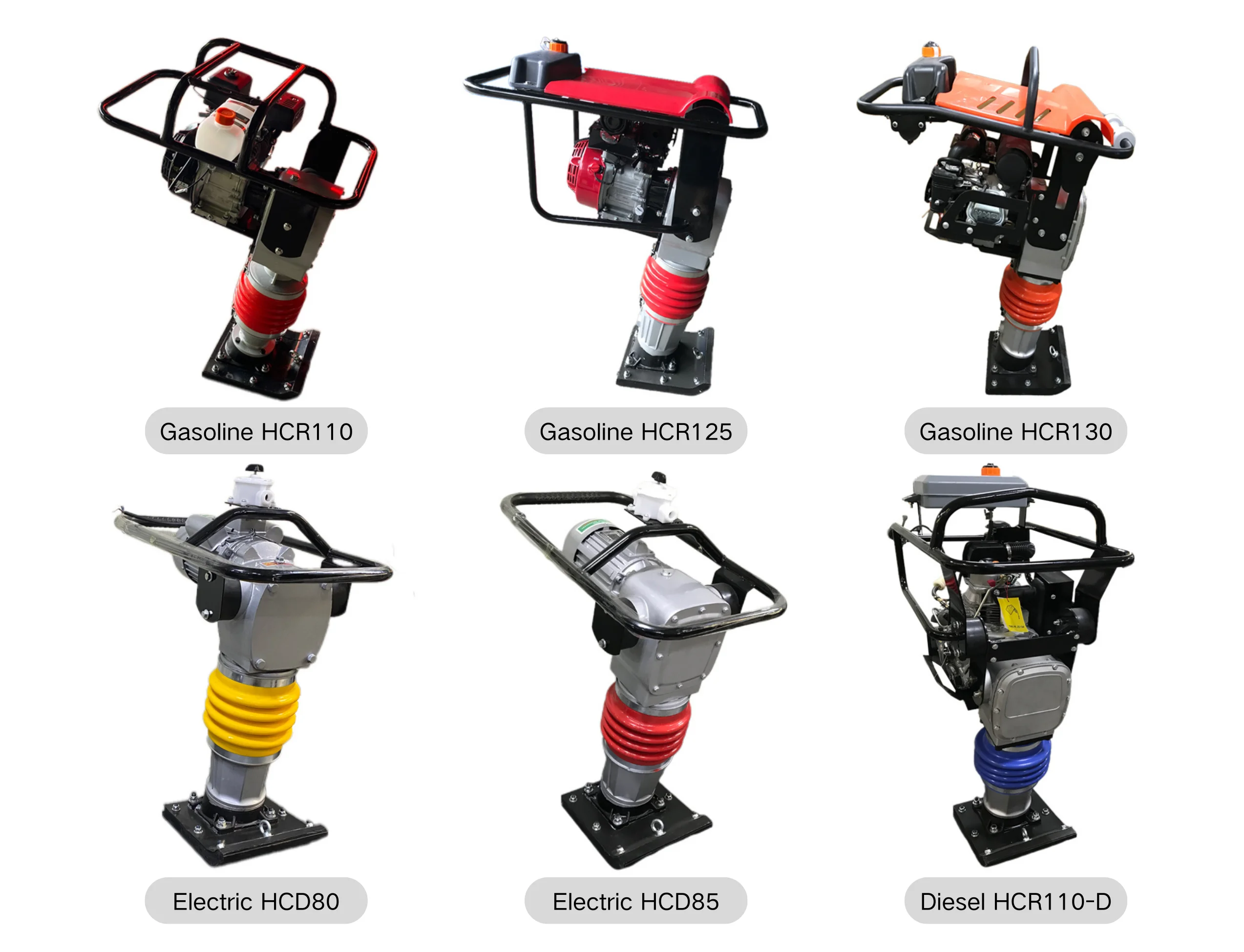 Building Construction Machinery High-quality Soil Earth Hand Push Rm80 Petrol Gasoline Jumping Jack Tamping Rammer Compactor