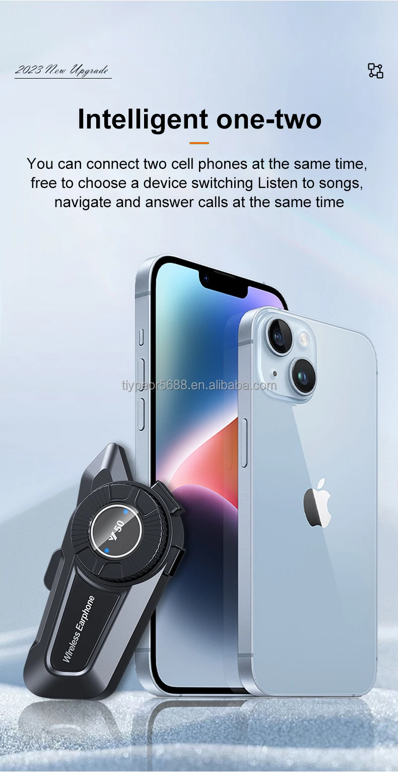 product tiypeor motorcycle helmet bt headset ipx6 waterproof 1500mah 60h long battery life anti freezing music player earphone554-10