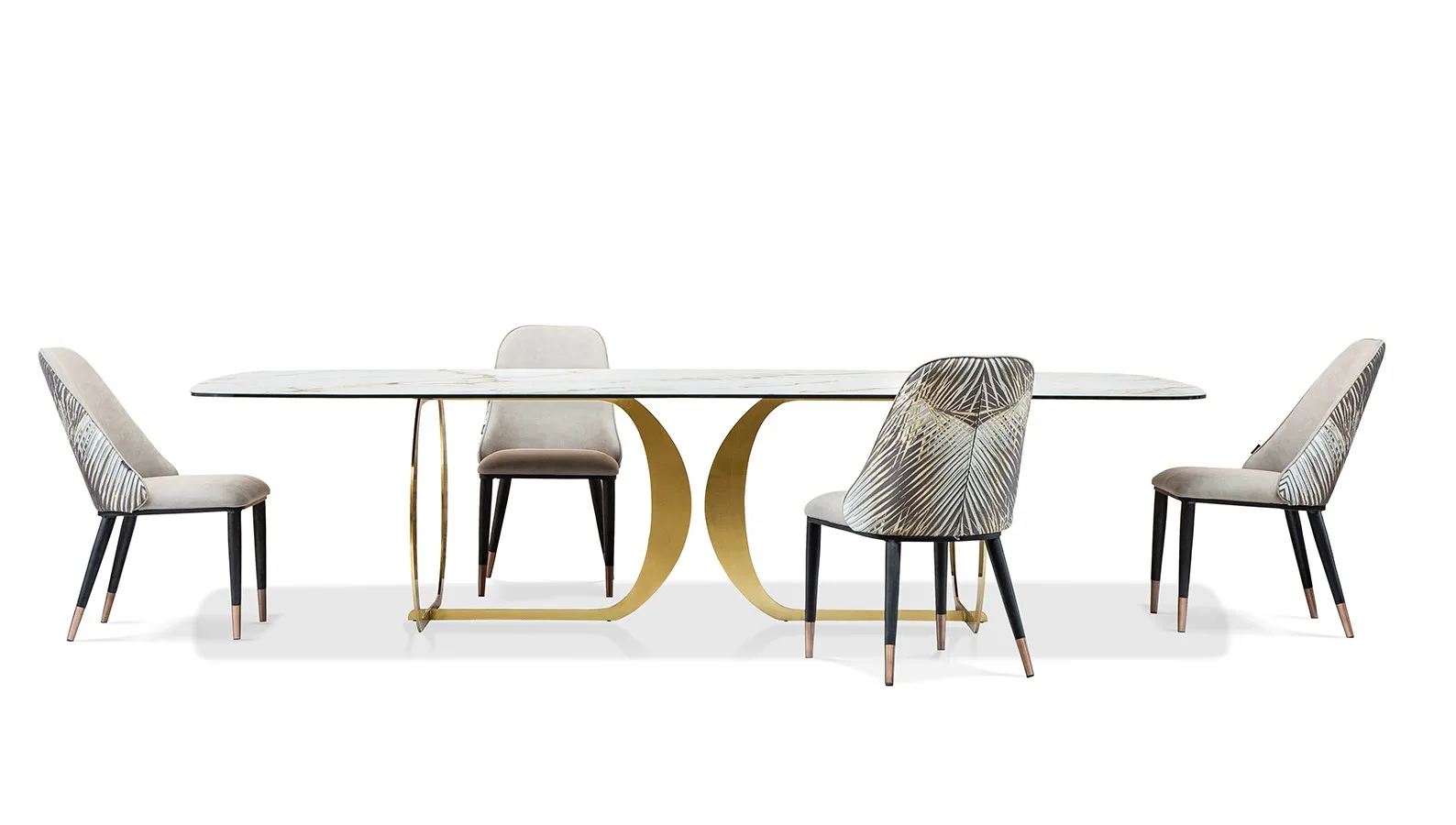 Foshan Home Furniture Factory Wholesale Villa Dining Room Luxury 68