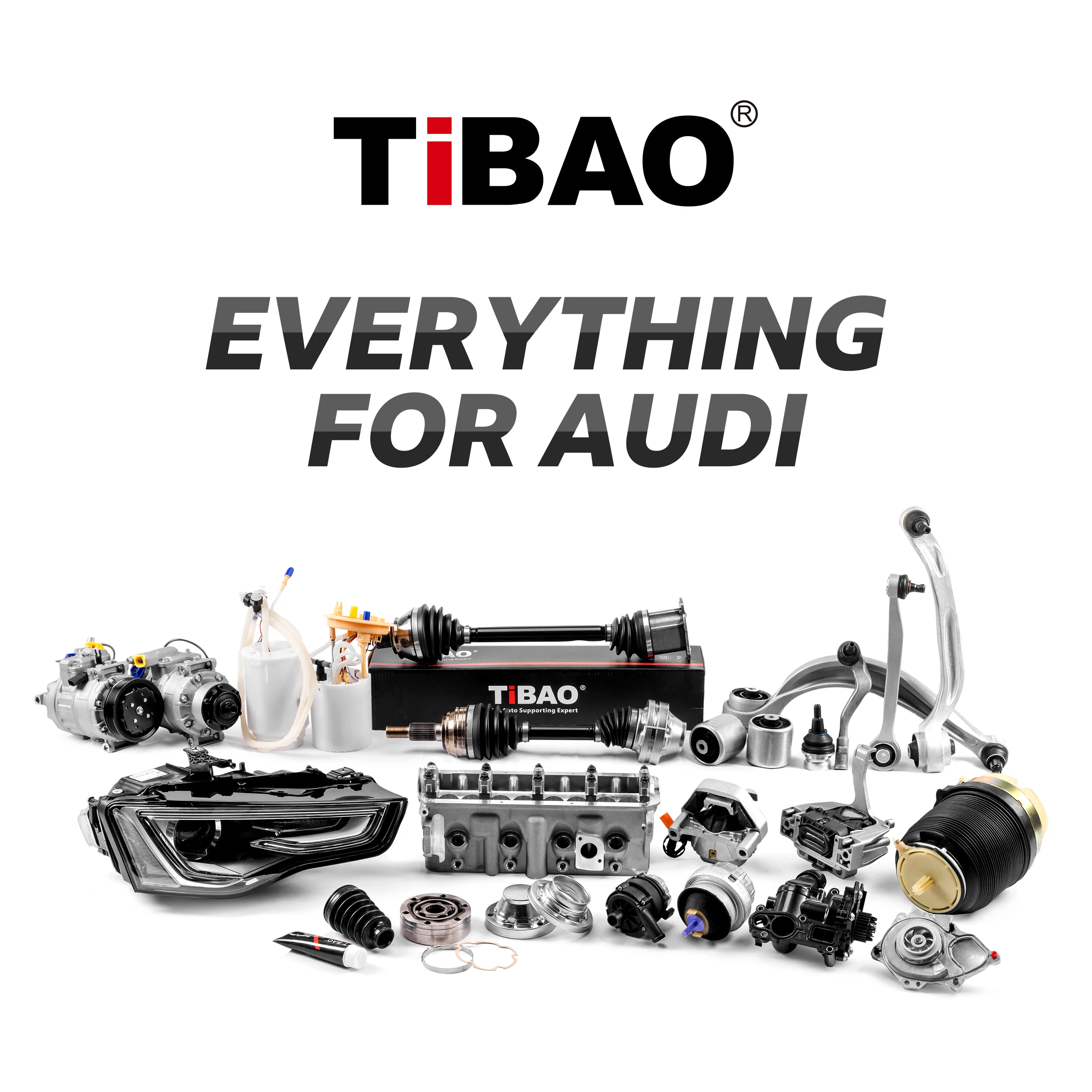 For TiBAO New Auto Front Axle Suspension Shock Absorber for Mercedes-Benz C-CLASS W204 Models 2043200130 & 2043203330 204 323 12