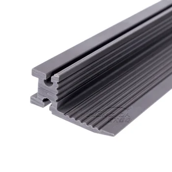 most popular good quality High temperature resistance PVC Flat Bar plastic Extrusion ABS Edge clip strip