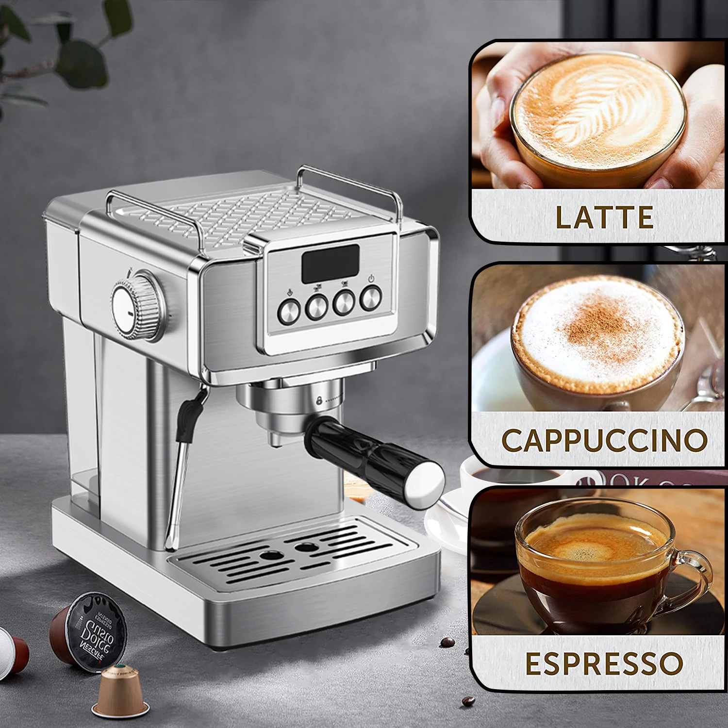 High End Semi Automatic Italy Cappuccino Coffee Making Machine
