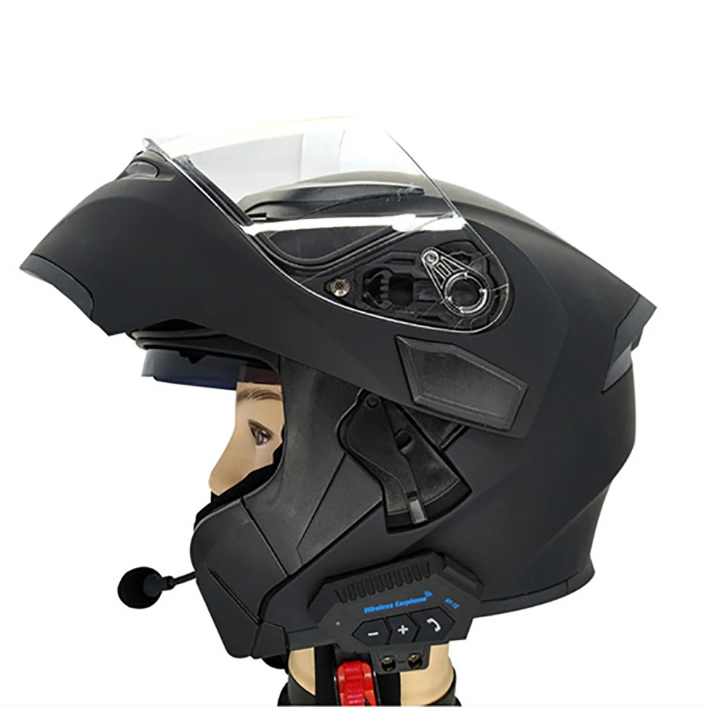 Waterproof Bluetooth Headset BT12 for Motorcycle Helmet with Microphone Support Music Control
