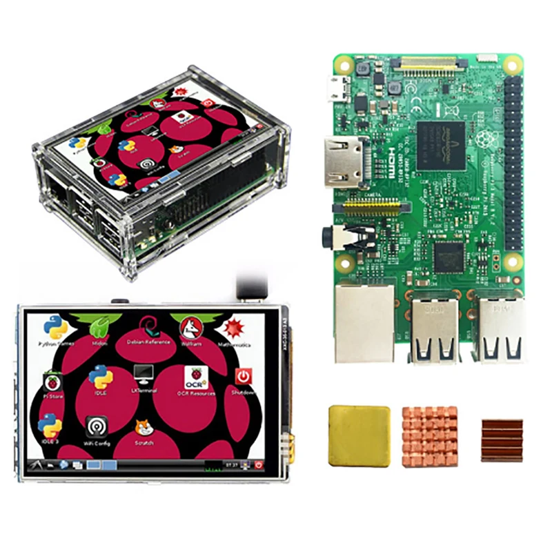 raspberry pi 3 kit with display