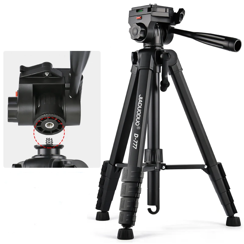 D-777 Camera Tripod Stabilize Your Shots Professionally