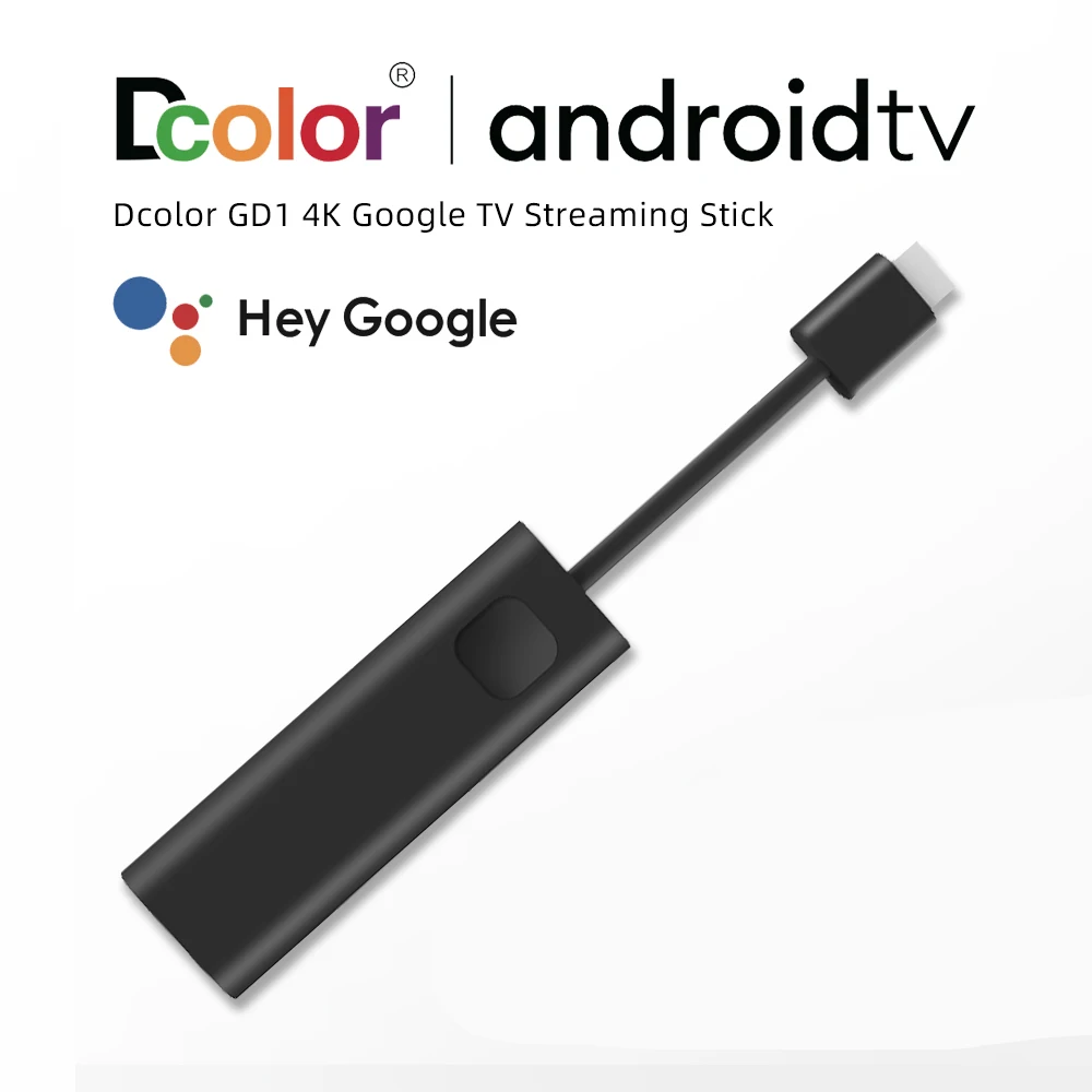 DCOLOR GD1 Factory Customizable Tvstick Amlogic S905y4 google Certified 2gb 16gb Android Tv Stick
