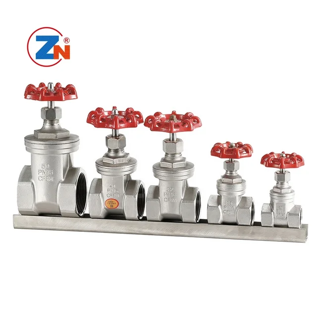 3/4in DN20 Pn16 Screw End Stainless Steel 3/4 Inch Cf8 threaded Water Gate Valve