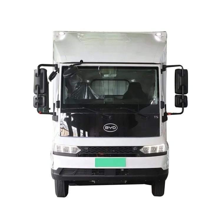 YD T5EV Electric Food Truck Cargo Van 94kwh Battery 4x2 Drive Byd T5 Hybrid New Cargo Truck