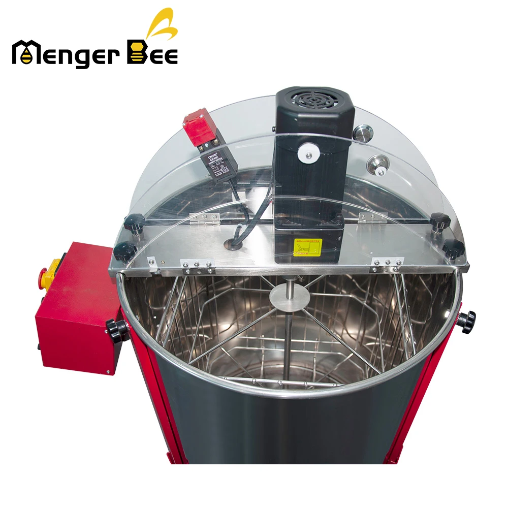 Automatic 4 Frame Radial Electric Honey Centrifuge Extractor Machine Beekeeping Honey Separator Spinner Honeycomb Bee Extractor