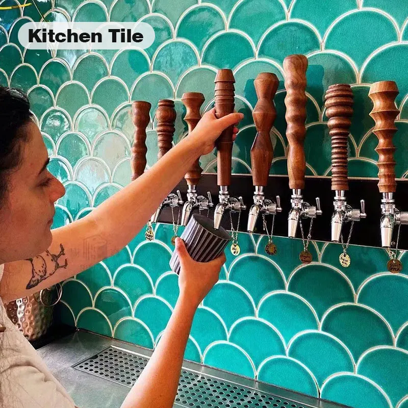 Glossy Gel Painting Marble Leaf with Travertine Egypt Pieces Sicis Mosaic-mesh Back Tile Mosaic