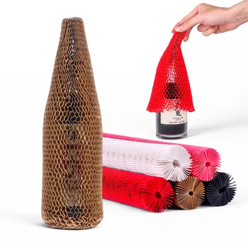Custom Sized Logistics Protector Sustainable Forestry Material Shock Dispersion Technology Honeycomb Paper Sleeve