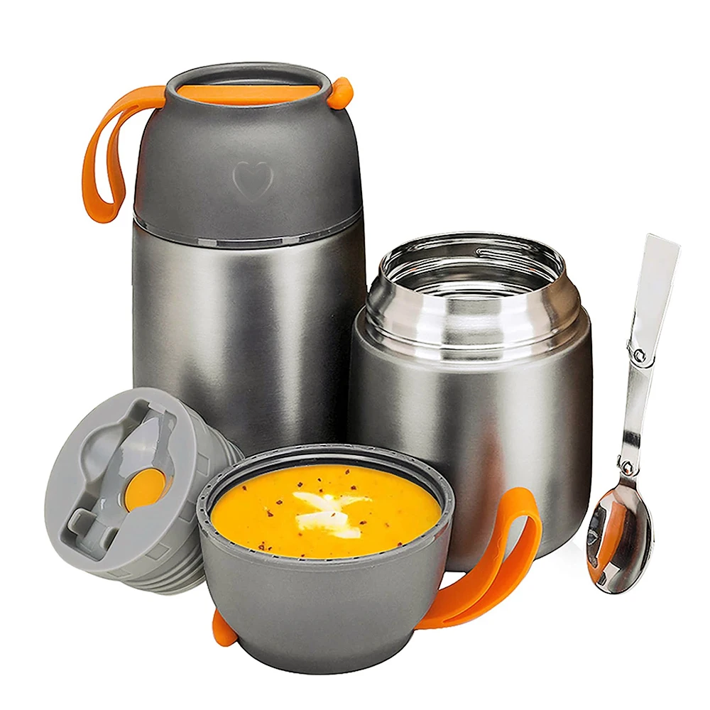 vacuum insulated stainless steel lunch thermos