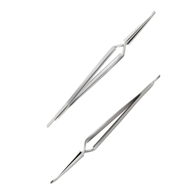 Dental Orthodontic Posterior Bracket Buccal Bonding Tweezers Holder Forceps