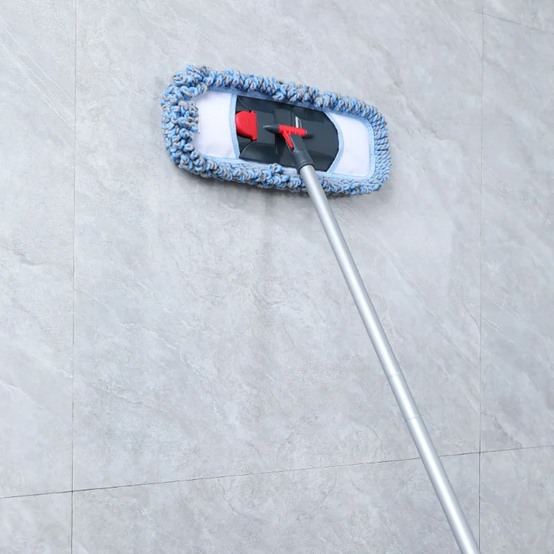 Сертификат GRS товар для уборки дома швабра с системой управления пылью 360 Волшебная раздвижная треугольная Швабра пола