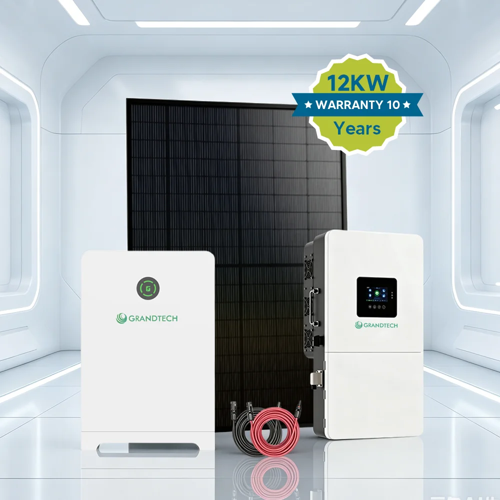 system Pŵer Haulol Allan o Siatâl 8kW–10kW â Batteri LiFePO4 ac Inverter Cymysg 15kWh Set Storio Egni Haulol Cyflawn