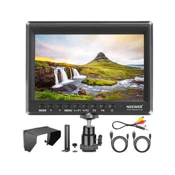 Neewer IPS Screen Camera Field Monitor Support 4k Input for    Olympus DSLR/Camcorder Camera (Battery Not Included