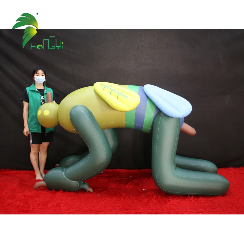 Hongyi Customized Animal Inflatable Bee Man Cartoon Character