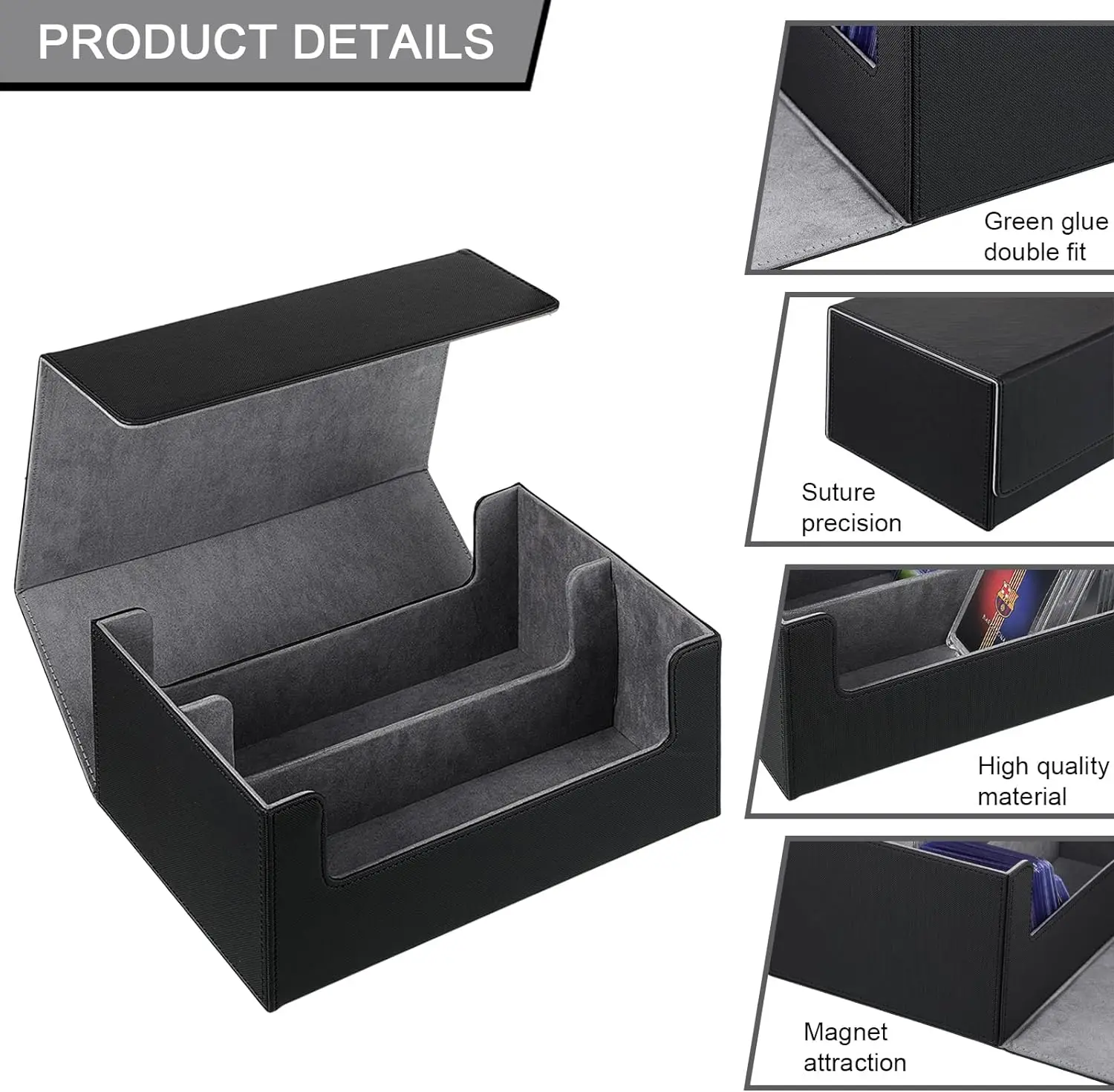 double deck box yugioh Amazon.com: Monster Protectors Magnetic Double Deck Box- Blue, Holds 150  TCG Cards, Self-Locking Closure- Compatible with Pokémon, MTG Magic: The  Gathering, & Yu-Gi-Oh main image 0