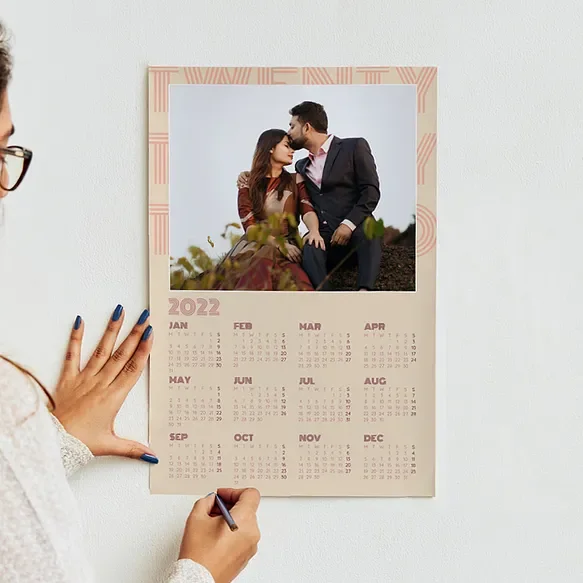 2024 f s c пользовательский дизайн логотипа бумажный плакат Большой календарь