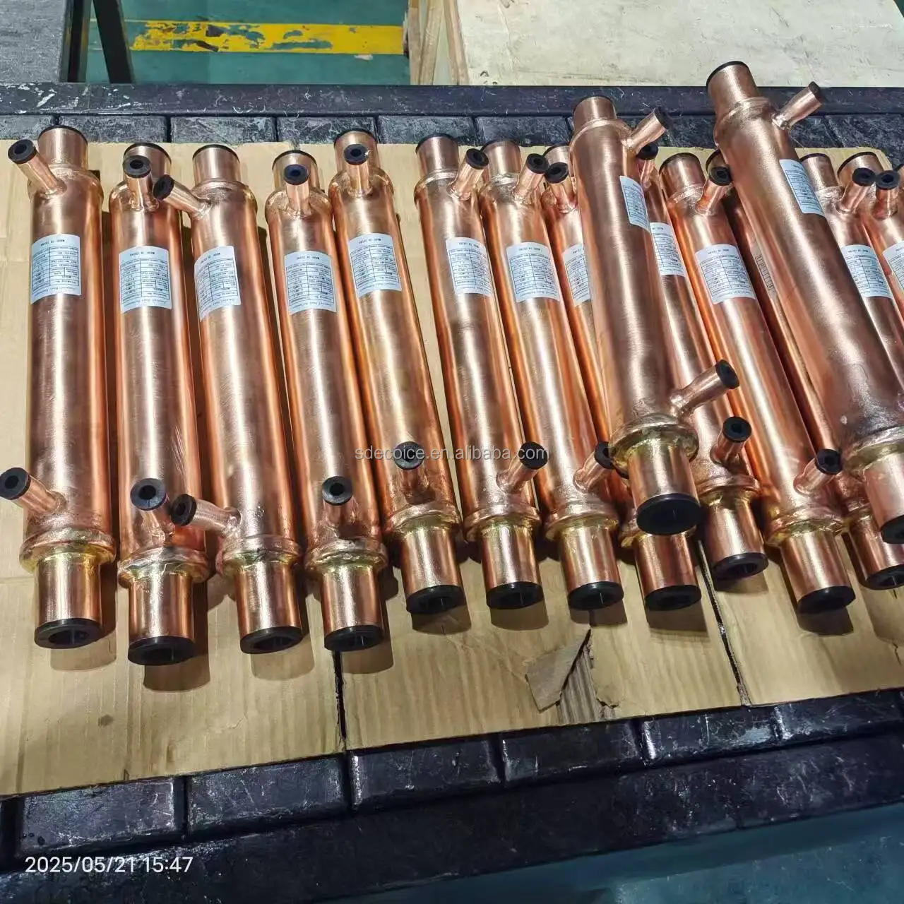 Subcoller 2HP Economizer (subcooler / Regenerator) for Ultra-Low Temperature ...