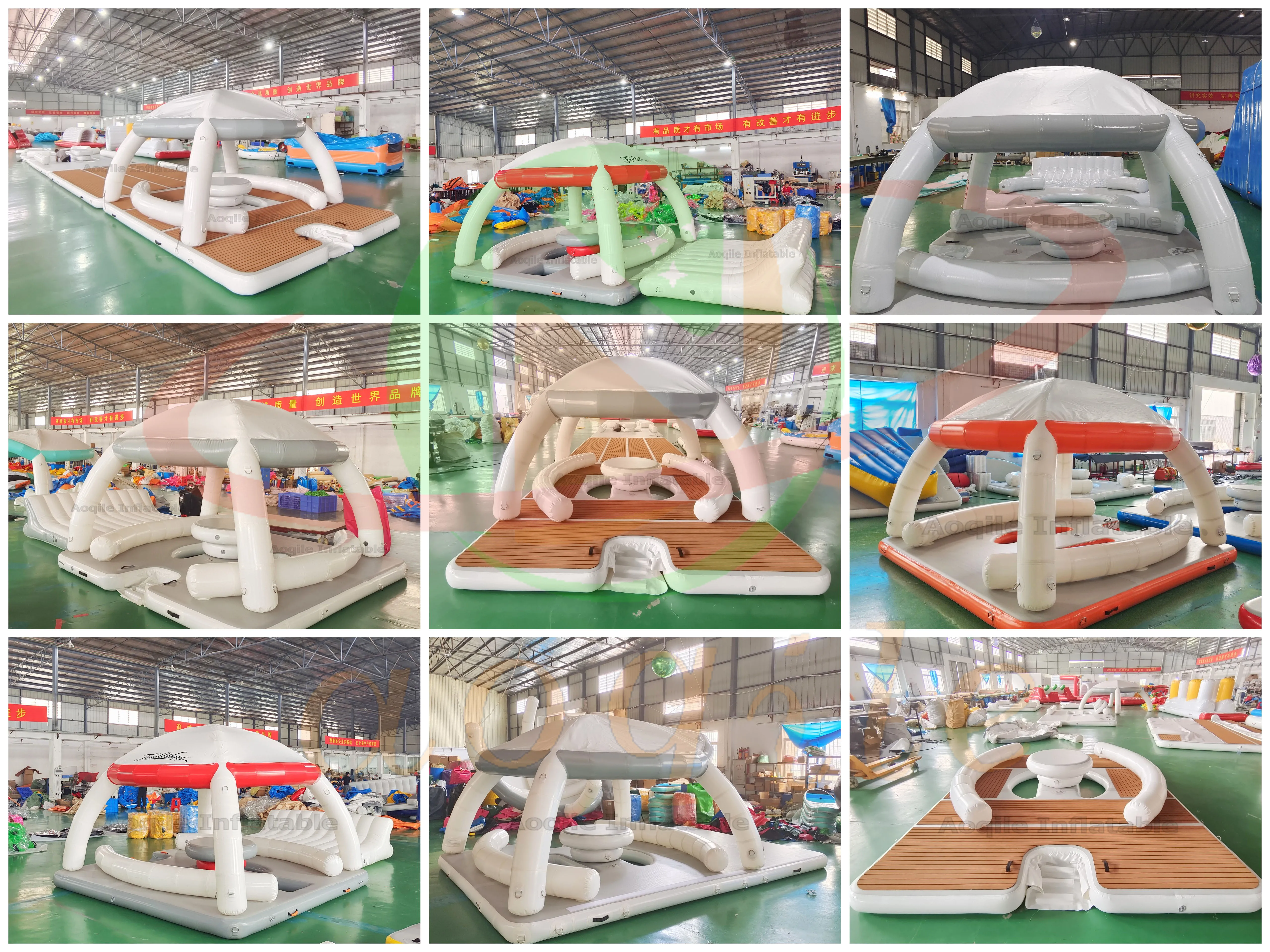 Tienda de plataforma inflable Social Bana Aqua flotante isla de agua fiesta isla inflable