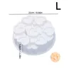 Moule en silicone grand coeur blanc