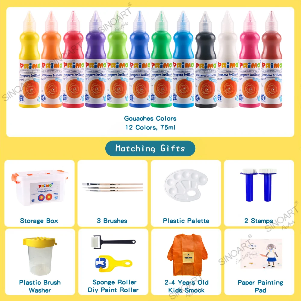 Набор красок для детей Low NOQ, 24 шт., набор красок для гуласа в наличии, набор красок, хороший подарок для детей