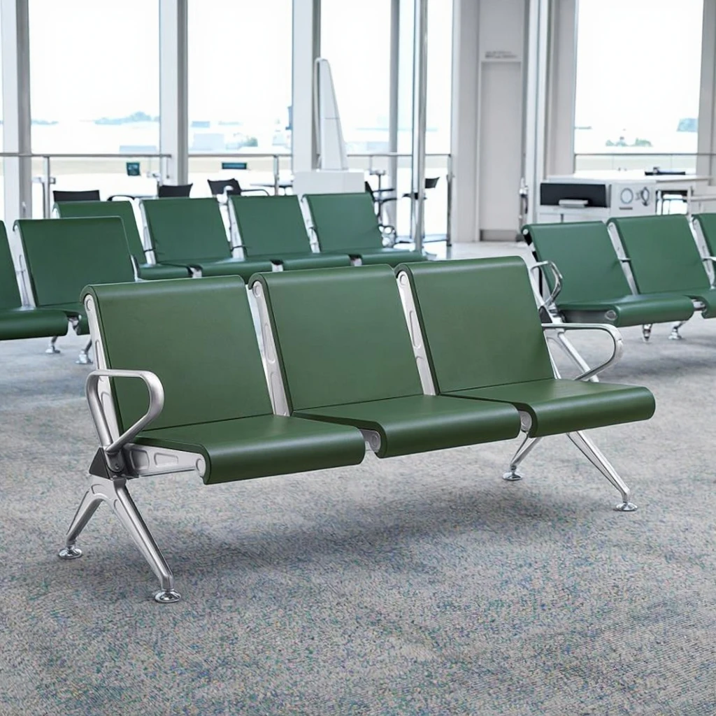Steel Thickened Modern Seating Modules for Hospital and School Outdoor Public Spaces 2