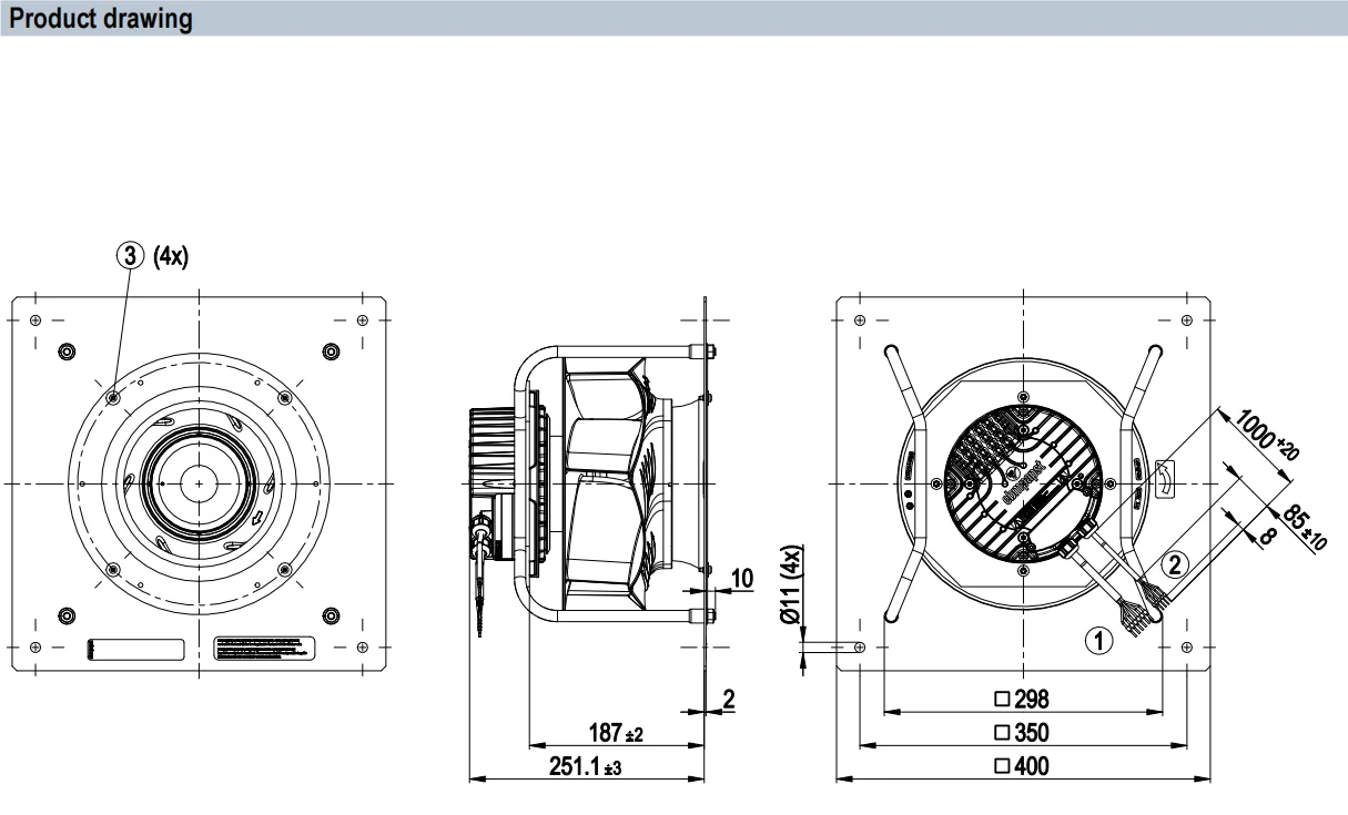 Centrifugal Industrial Cooling Fan, EBMPAPST - detail 14