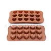 15 heart-brown