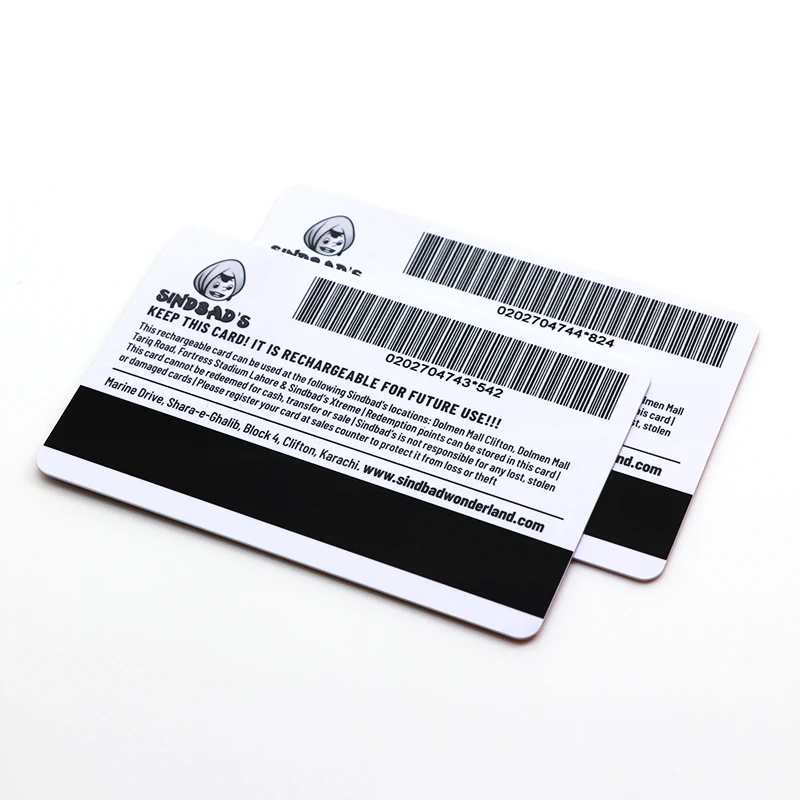 Custom Rfid Magnetic Cards Uv Barcode Printed Member Nfc Pvc ...