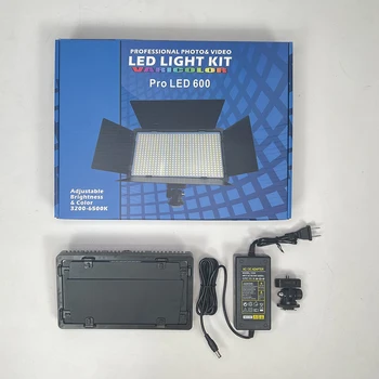 Pro 600 LED 3200K-6500K E600 Video Light Pro Photography Lamp Panel Light Light Board for Studio TikTok Vlogging detail image
