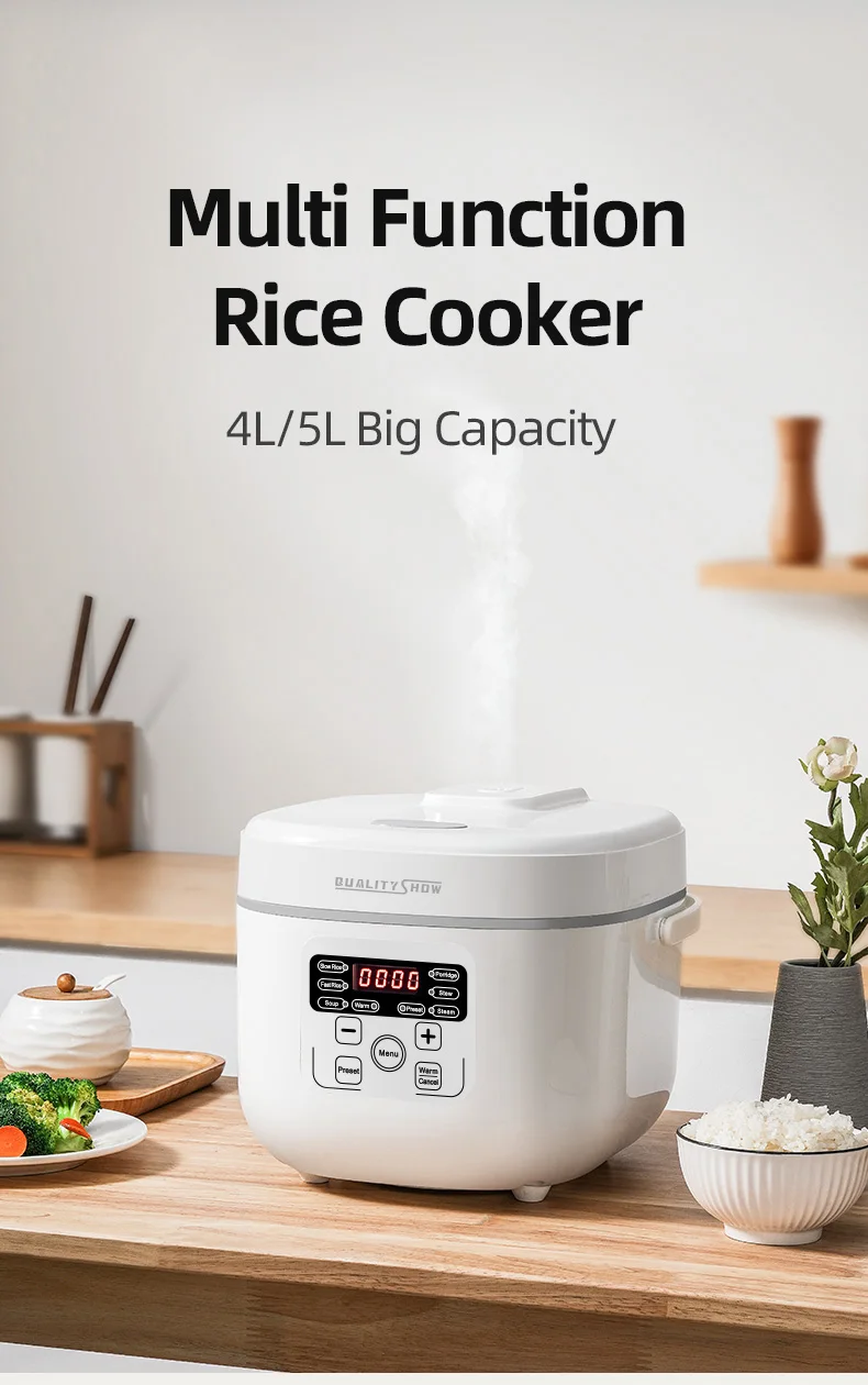 8 In 1 4l 5lrice Cooker From Guangdong Manufacturer Factory Desugar Low