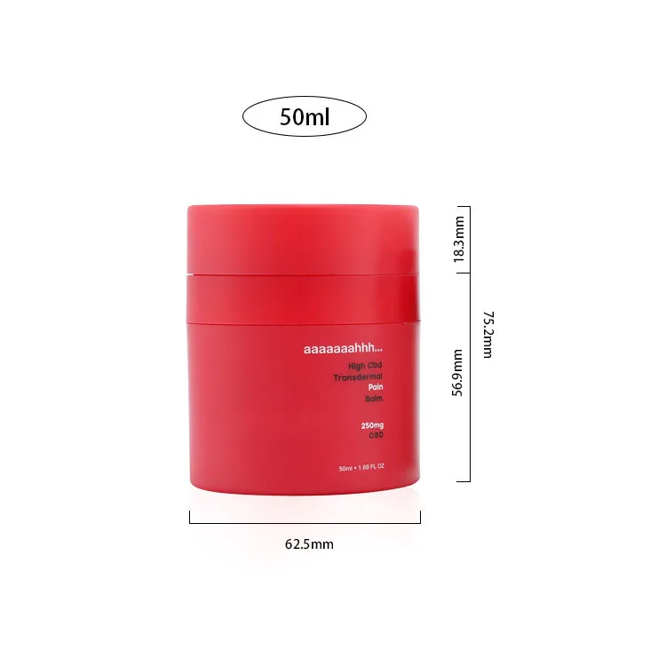 Cosmetic Jars And Bottles 15g 30g 50g Round Cosmetic Plastic Vacuum Packaging Bottle Lotion Face Cream Acrylic Pump Container Jars With White Cap