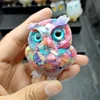 cat eye stone owl