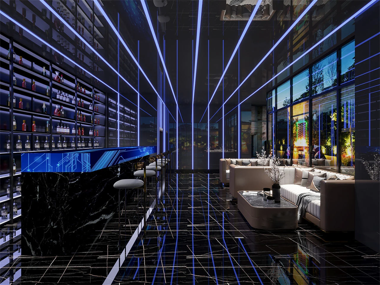 Modern Luxury Karaoke Shop Retail KTV Interior Design With Wholesale ...