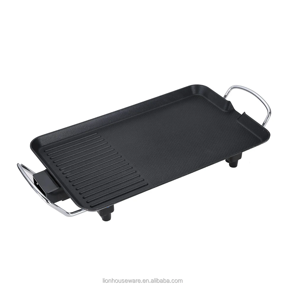 Electric BBQ Grill Teppanyaki Griddle - Smokeless & Non-stick