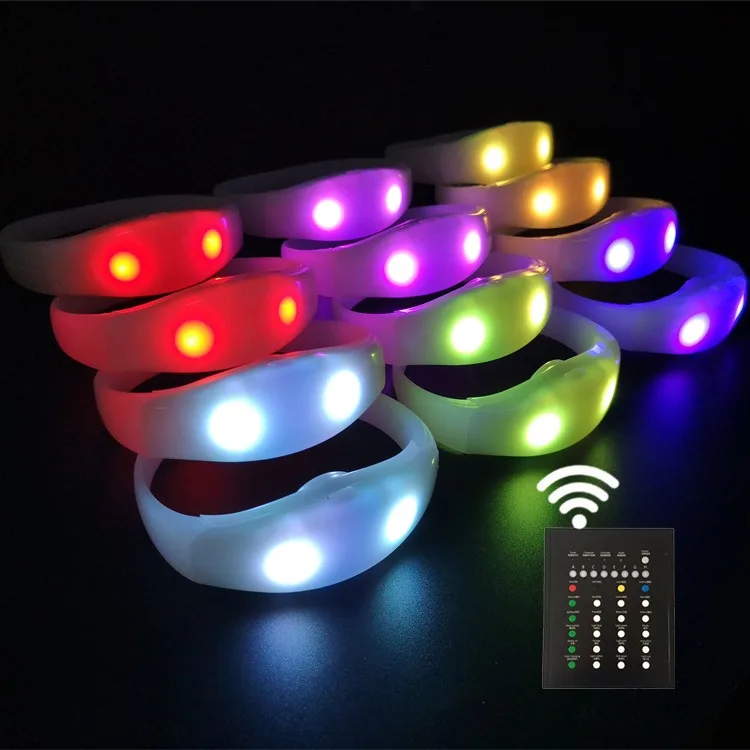 Software Control LED Wrist Band Lighting Bracelet Concert Cheering Products Party Supplies Birthday