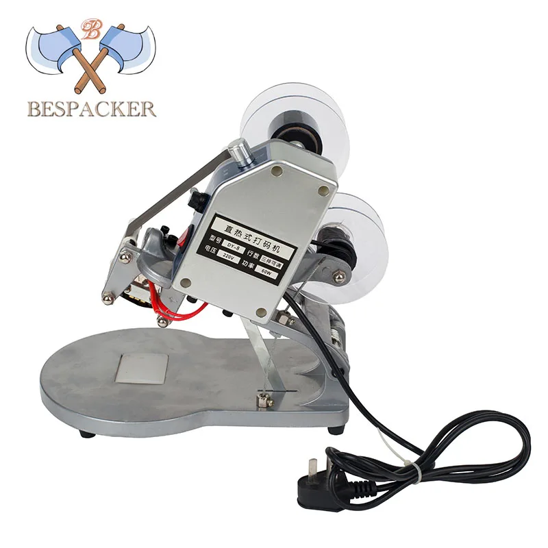 Bespacker DY-8 Manual Hand Impulse Printing Machine Hot Stamping Machine Expiry Date Coding Machine Inkjet Printer